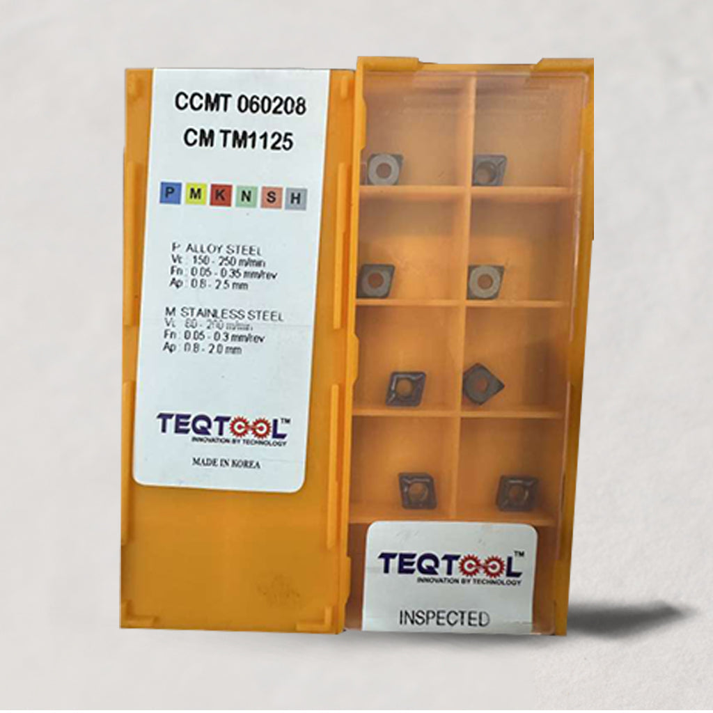 CCMT060204/08 CM TM1125 Steel Grade Boring Insert Pack of 10 Pcs